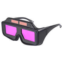 Auto-Darkening Welding Goggles with Adjustable Shade, Wrap-Around Anti-Scratch UV Protection Protective Lens