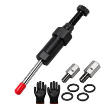 Heavy Duty Grease Fitting Cleaner Tool, Grease Fitting Cleaner Tool 600+ PSI Screw-Driven Grease Passage Unclogging