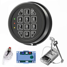 Electronic Safe Lock Replacement Panel Kit (Includes Solenoid Lock and 2 Emergency Keys)