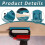 10-Pack Wall Mount Holder for  18V Tools for Tool Storage & Organization 4