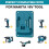 10-Pack Wall Mount Holder for  18V Tools for Tool Storage & Organization 6
