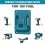 10-Pack Wall Mount Holder for  18V Tools for Tool Storage & Organization 7