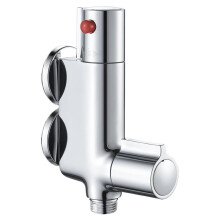 -Thermostatic Shower Mixer Bar Caravan Vertical,Brass Thermostatic Shower Valve for RV, Yacht, Boat,1/2" Outlet