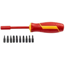 Insulated Screwdriver Set Magnetic Slotted Interchangeable Multi-Purpose Electrician Tool Motorcycle Repair B