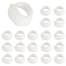 20 Pcs 16435 Plastic Santoprene Swivel Seal, 1/2" PEX Swivel Cone Washer RV Water Gasket for PEX Fittings or Valves