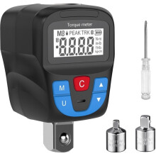 Digital Torque Tester 6-135Nm Torque Meter Electronic Torque Wrench Torque Adapter Bike Car Repair Hand Tools Set