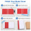 9-Piece Scrapbook Binding Kit:Complete Template Cutting Guide Set with Ruler, Corner Miter,Spine for Journals, Calendars 8