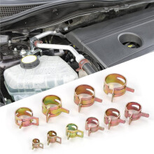 72 Pcs Spring Band Type Action Fuel/Silicone Vacuum Hose Pipe Clamp Low Pressure Air Clip Clamp