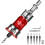 10PCS Countersink Drill Bit Set with Adjustable Depth Stopper Quick-Adjust Two-Flute TCTCutters Countersink Bits 1