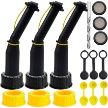 Gas Can Spout Replacement Kit Fuel Tank Pour Nozzle Vent Cap Base Cap Drill Bit for Most of Old Style Gas Can