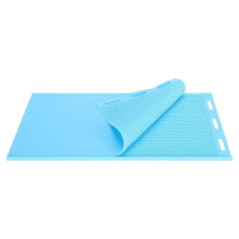 Silicone Beeswax Foundation Press Mold, 5.4mm Honeycomb 2 Sheets Non-Stick Reusable for Beekeeping and Candle Making
