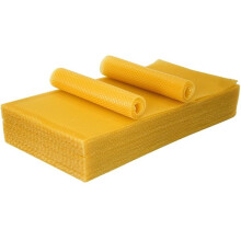 30pcs Beeswax Sheets, Bee Hive Foundation Sheets, Beehive Wax Foundation Sheets, Beeswax Honeycomb Sheets for Beekeeping