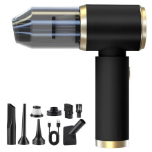 Powerful Cordless Handheld Vacuum Cleaner Set High Suction Wireless Car Vacuum for Auto & Home Cleaning
