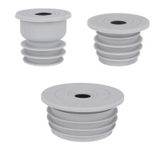 3pcs Washing Machine Drain Hose Seal, Silicone Washer Pipe Cover Plug Hose for Leak-Proof Drainage