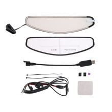 Winter Motorcycle Electric Heating Film Anti-Fog Visor for Helmet Heating Ultra Clear Lenses Patch Film 265x88mm
