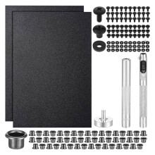 145 Pcs Holster Hardware Tool Kit DIY Holster Kit for Making Knife Sheath Keel for Gun Holster Making DIY Thermoform