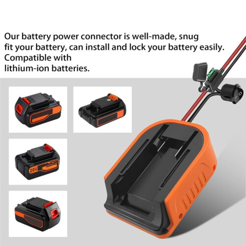 Portable Battery Connector for  18V Tools - Outdoor Power Adapter for Cordless Convenience 2