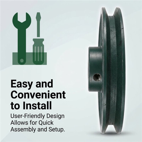 A-Type Single  Thickened Hollow Pulley Motor Reducer Transmission Wheel 2