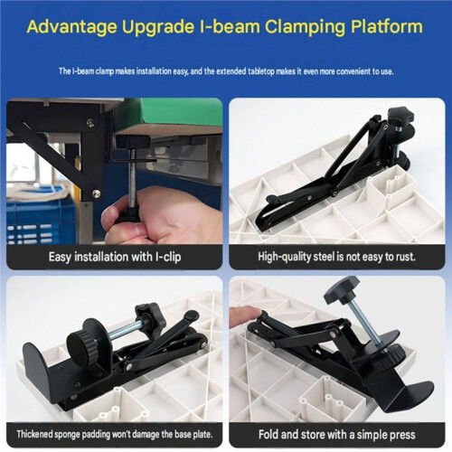 Adjustable Foldable Sewing Machine Table Extension Board - Expand Your Workspace for Quilting & Crafting 2