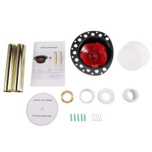 FR PVC Island Tub Drain Rough-in Kit 30 PSI Test for Noncombustible Buildings Fits 8- or 10-Inch Joists