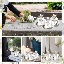 90 Pack Guardian Angel Keychain, Thank You Keyrings Bulk Set with 30 Angel Keyrings 30 Organza Bags & 30 Thank You Tags