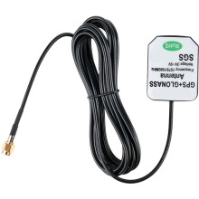 GPS- und GLONASS-Dualmodus-GPS-Antenne mit SMA-Stecker, Externe Aktive GPS-Antenne mit Hoher Verstärkung für Auto-GPS-Navigationsempfänger