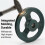 A-Type Single  Thickened Hollow Pulley Motor Reducer Transmission Wheel 6