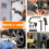 Flexible Drill Bit Extension Set with 105 Right Angle Attachments, Rotatable Socket Adapters & Bendable Shaft 2