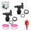 3/4" Rain Barrels Spigot Replacement Kit - Includes 2 Hose Adapters & Hole Saw for Easy Installation 1