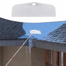 Heavy-Duty Snow Rake Roof Snow Removal Tool - No Handle for Efficient Ice and Snow Removal for Efficient Snow Removal