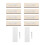 Targhette In Legno Vuote per Incisione con Nome, Complete di Clip e Spilli, 10 Pezzi. 1