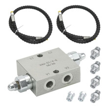 Excavator Cushion Valve Kit,for Excavator or Machine with 1/4" Hoses and M14 X 1.5 Threaded ,Swivel Motor Buffer Valves