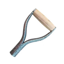 Ergonomic Shovel Handle with Wooden Grip - Universal Replacement for Snow Shovels, Digging Spades & Rakes