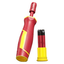 Geïsoleerde Schroevendraaierset met Magnetische Sleufbits en Verwisselbare Multibits voor Doe-Het-Zelf-Onderhoud en -Reparaties in Huis, 7 Stuks
