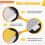 32x32 Square Fuse Bead Boards PLA Clear Pegboards Kits Template Beading Supplies for  Projects, with 2 Small Steps 6