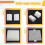 32x32 Square Fuse Bead Boards PLA Clear Pegboards Kits Template Beading Supplies for  Projects, with 2 Small Steps 7