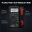 Digital Multimeter 4000 Counts Auto Range AC/ Voltage Tester Voltmeter Resistance Diode Continuity Checker 3