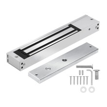 600LBs/280KG Electric Magnetic Lock, Electromagnetic Door Lock Holding Force for Access Control, OutSwinging Door Access