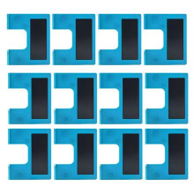 12PCS Hinge Magnetic Quick Installation Aid Woodworking Fixing Tool Cabinet Door Hinge Drilling Fixed Plate