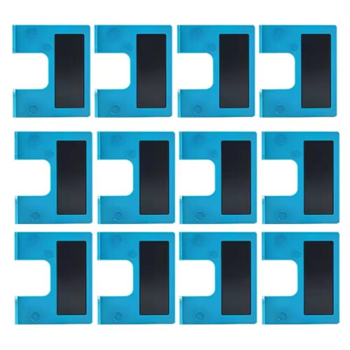 12PCS Hinge Magnetic Quick Installation Aid Woodworking Fixing Tool Cabinet Door Hinge Drilling Fixed Plate