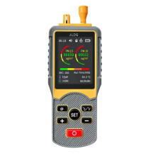 Handheld Dust Particle Counter PM2.5/PM10 Dust Detector 6 Channel Air Quality Monitor for Cleanroom Factory Workshop
