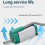 KTR High Precisions Linear Displacement Sensor 10mm Automatic Reset Electronic Ruler Spring Displacement Transducer 4