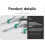 KTR High Precisions Linear Displacement Sensor 10mm Automatic Reset Electronic Ruler Spring Displacement Transducer 5