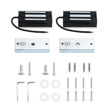Electric Magnetic Lock, 2 Pack 60kg 130LBs Holding Force Electric Magnetic Lock for Door Access Control System