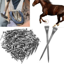 300 Hufnägel, Hochfeste Stahl-Hufnägel für Hufe, Hufschmiedbedarf