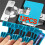 12PCS Hinge Magnetic Quick Installation Aid Woodworking Fixing Tool Cabinet Door Hinge Drilling Fixed Plate 6
