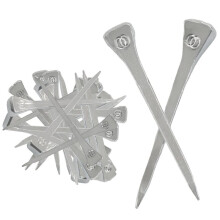 300PCS Horseshoe Nails, High Tensile Strength Steel Horse Shoe Nails for Hooves, Farrier Supplies