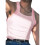 Men'S Solid Color Sleeveless Fitted Stretch Tank Top  L 1