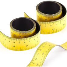 2 Pcs 39.37" Flexible Magnetic Ruler Dual Scale Tape,Magnetic Tape Measure with Both Inches and Centimeters