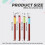 4 Pack Pottery Carving Tool Set 5.9inch Sculpture Carving Scraper Tool Pottery Modelling Shape for Tea Cup Mug Vase 6